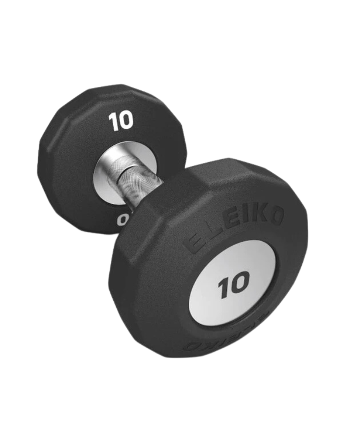 Eleiko Rotating Evo Single Dumbbell - 10 kg - Premium from shopiqat - Just $78.250! Shop now at shopiqat